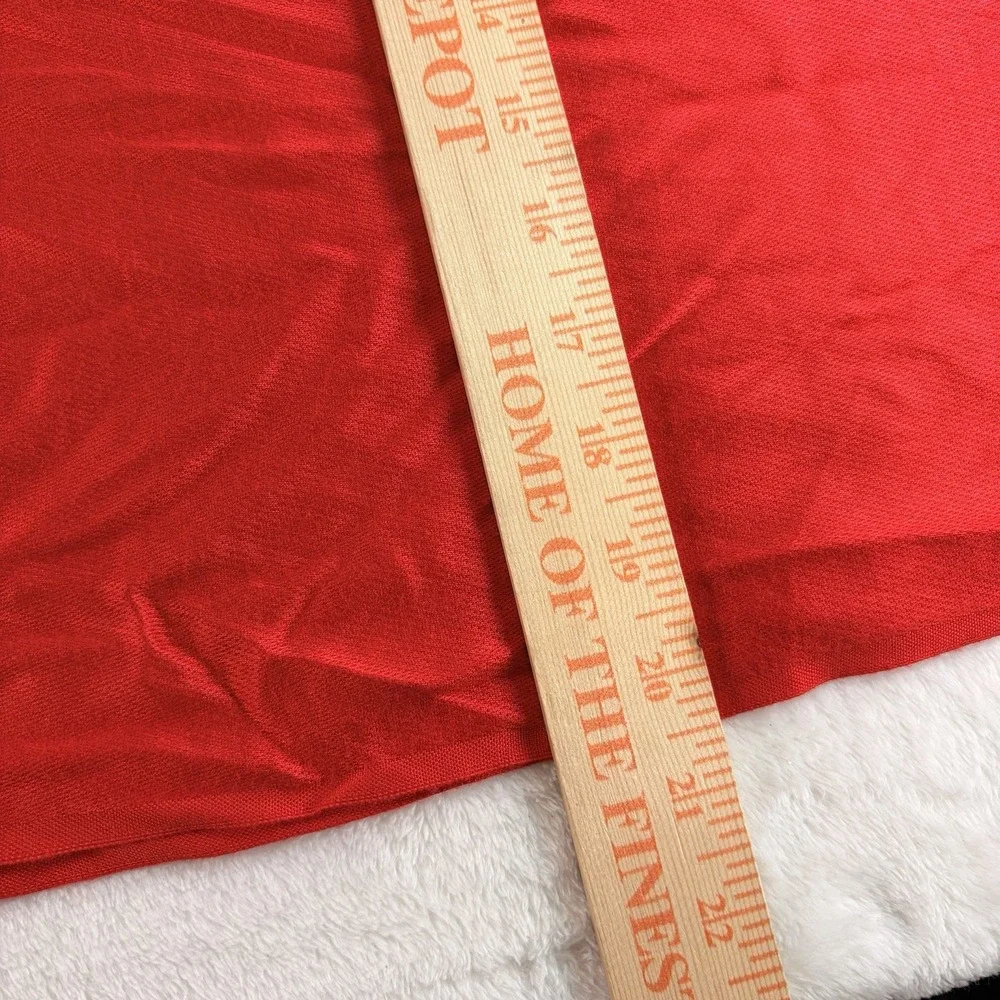 Vibrant Red Fringe Scarf Pashmina Wrap 20.5